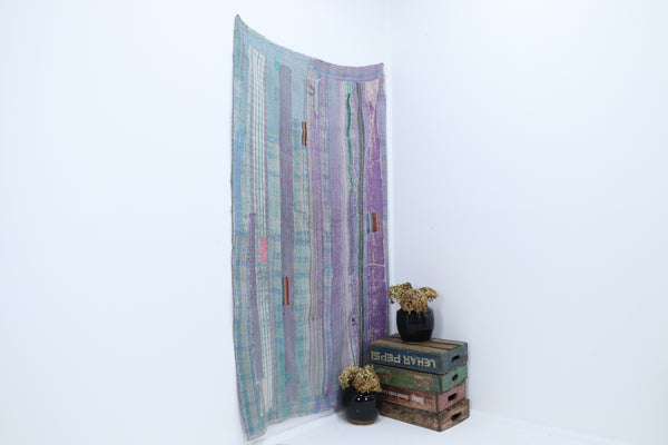 Antique Asian Large Polychromed Blanket