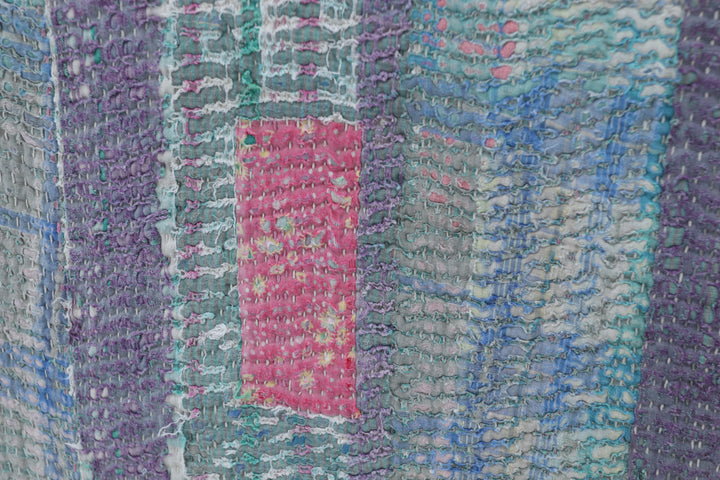 Antique Asian Large Polychromed Blanket