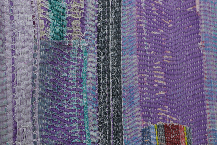 Antique Asian Large Polychromed Blanket