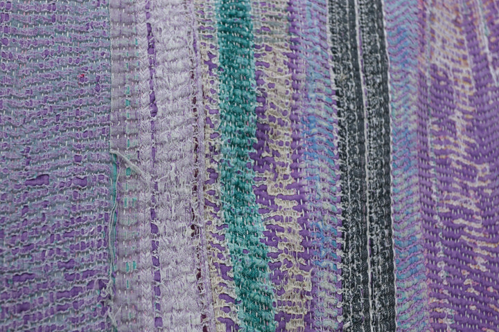 Antique Asian Large Polychromed Blanket