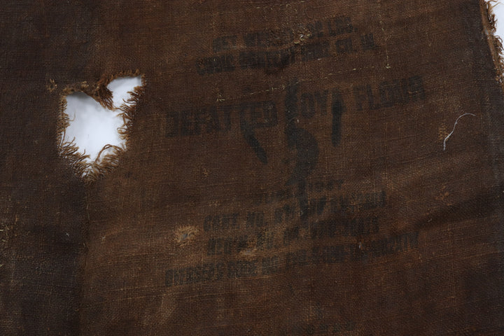 Antique Brown Asian Textile Wall Decor