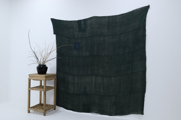 Antique Asian Green Textile