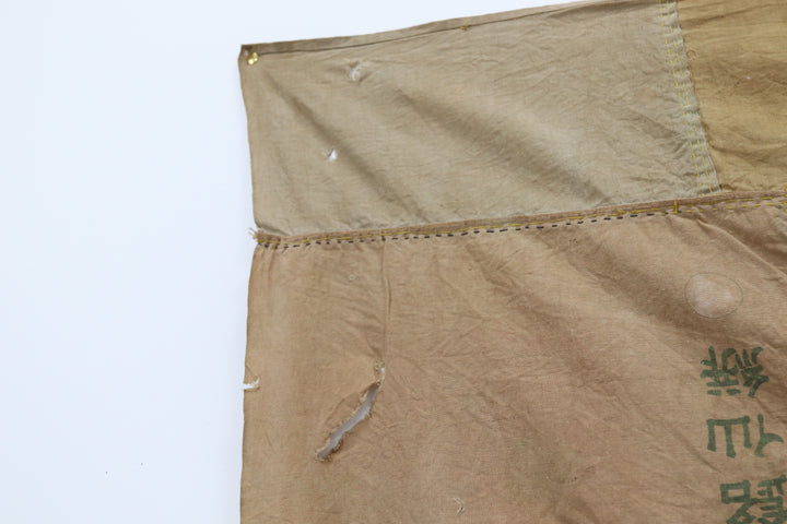 Antique Asian Yellow Wall Decor Textile