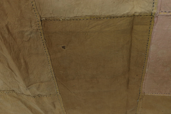 Antique Asian Yellow Wall Decor Textile