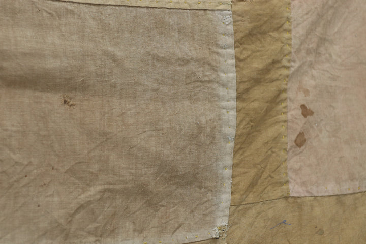 Antique Asian Yellow Wall Decor Textile