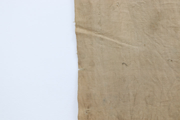 Antique Asian Yellow Wall Decor Textile