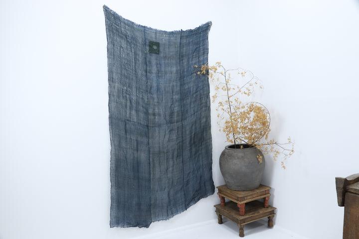 Antique Asian Indigo Blue Textile