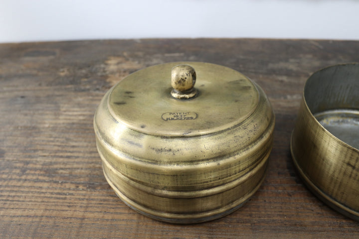 Antique Asian Metal Lunch Box