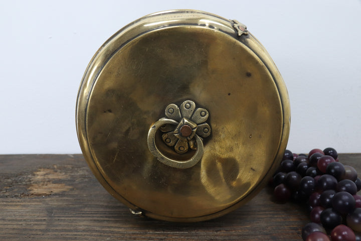 Antique Big Asian Metal Storage Container