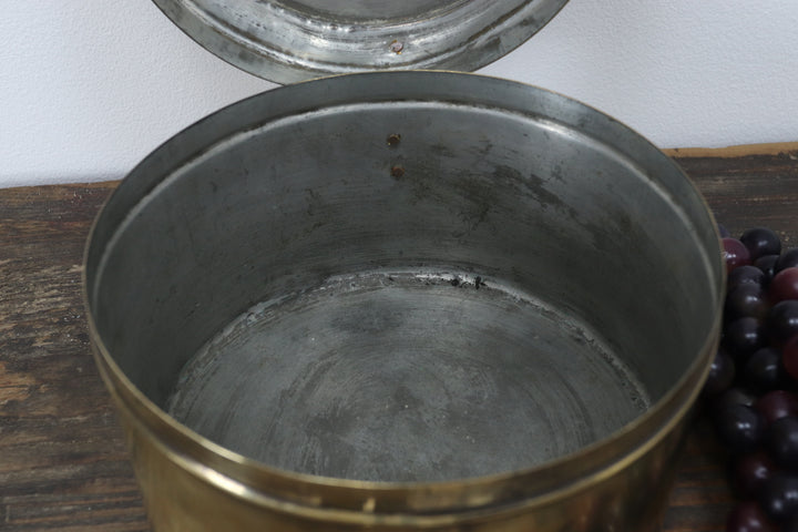 Antique Big Asian Metal Storage Container