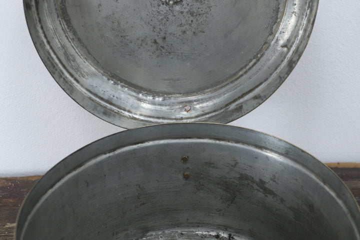 Antique Big Asian Metal Storage Container