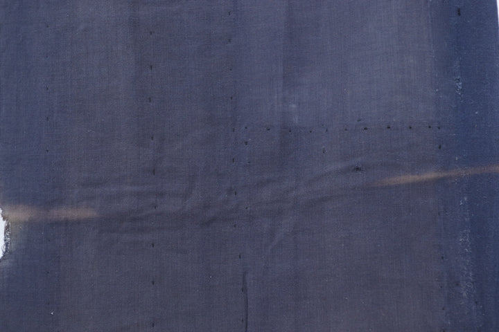 Antique Small Asian Blue Patched Textile