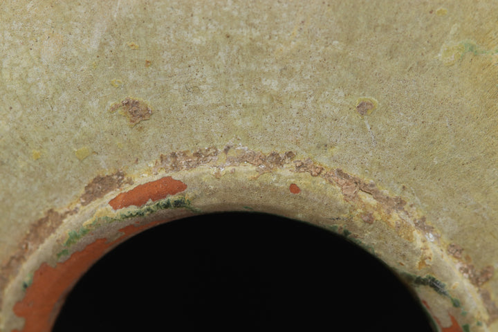 Antique Dark Tripod Ceramic Pot