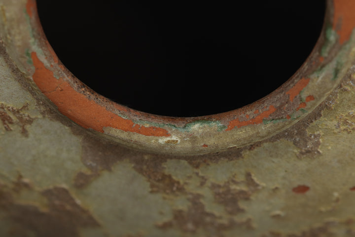 Antique Dark Tripod Ceramic Pot