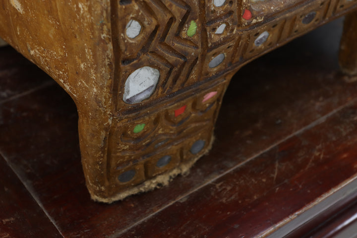 Oriental Hand-crafted Paper Mache Religious Item