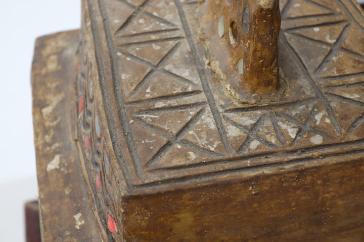 Oriental Hand-crafted Paper Mache Religious Item