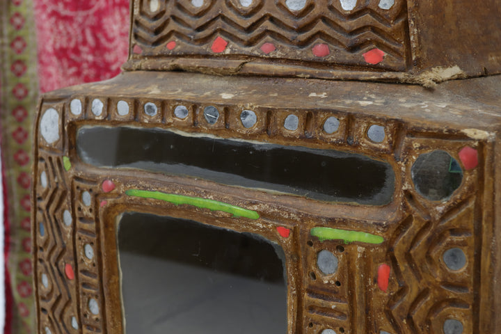 Oriental Hand-crafted Paper Mache Religious Item