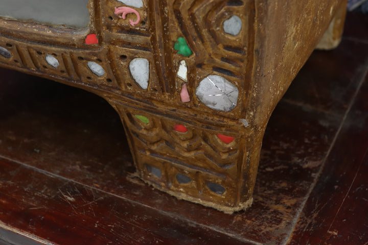 Oriental Hand-crafted Paper Mache Religious Item