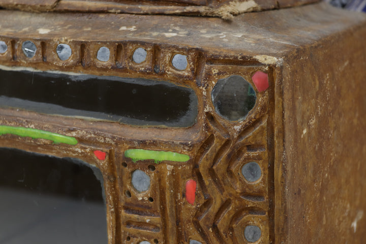 Oriental Hand-crafted Paper Mache Religious Item