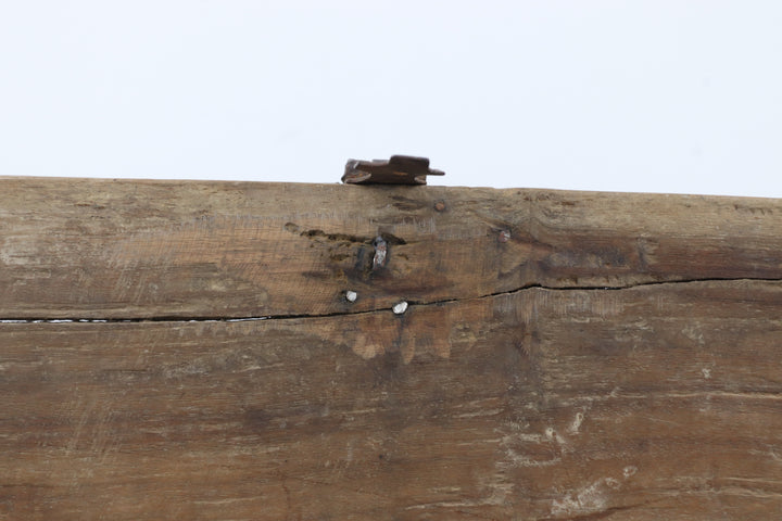 Vintage Wooden Trunk With Metal Revit's