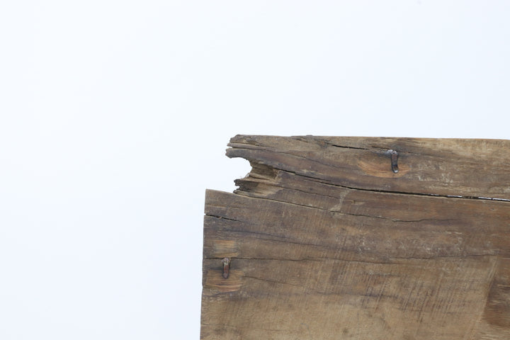 Vintage Wooden Trunk With Metal Revit's