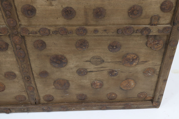 Vintage Wooden Trunk With Metal Revit's