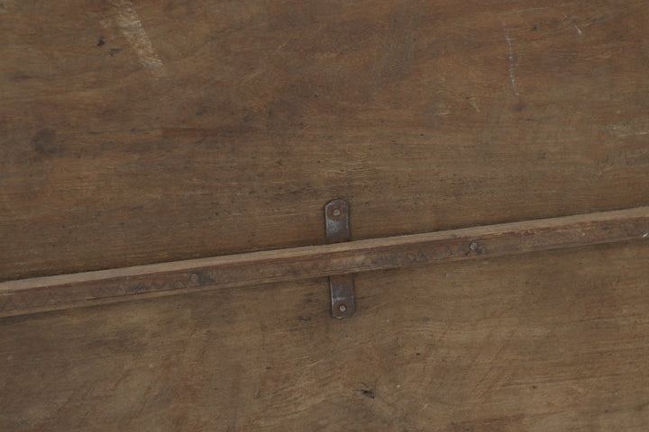 Vintage Wooden Trunk With Metal Revit's