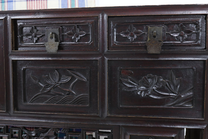 Antique Asian Handmade Side cabinet
