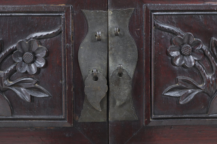 Antique Asian Handmade Side cabinet