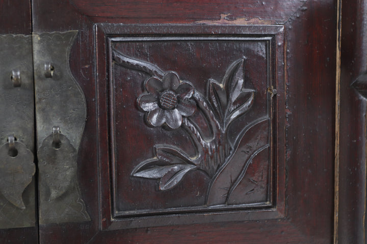 Antique Asian Handmade Side cabinet