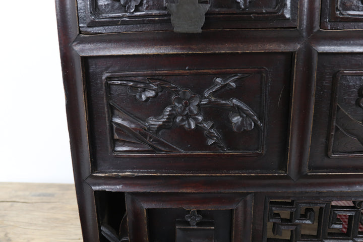 Antique Asian Handmade Side cabinet