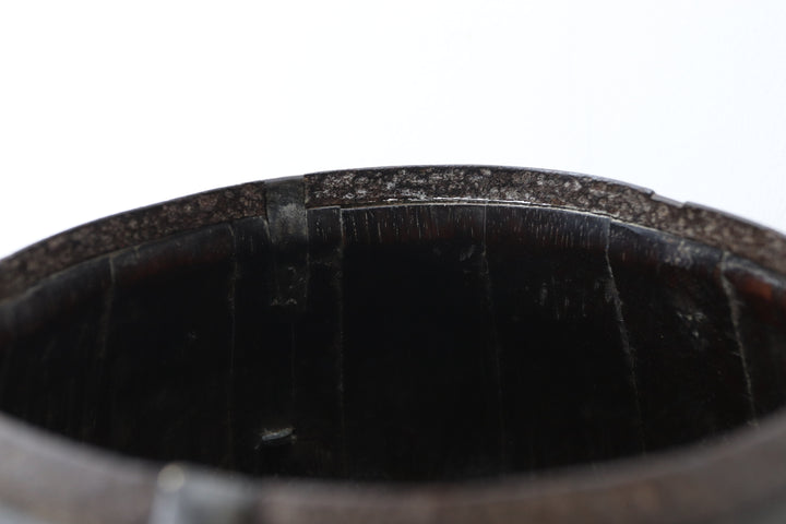 Antique Wooden Asian Pot