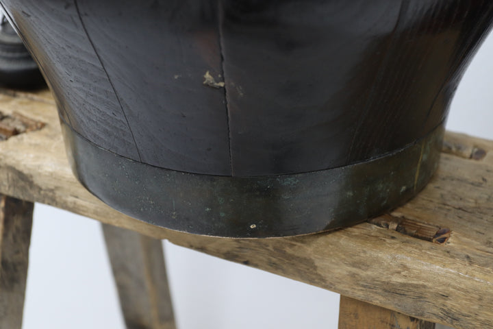 Antique Asian Wooden Pot