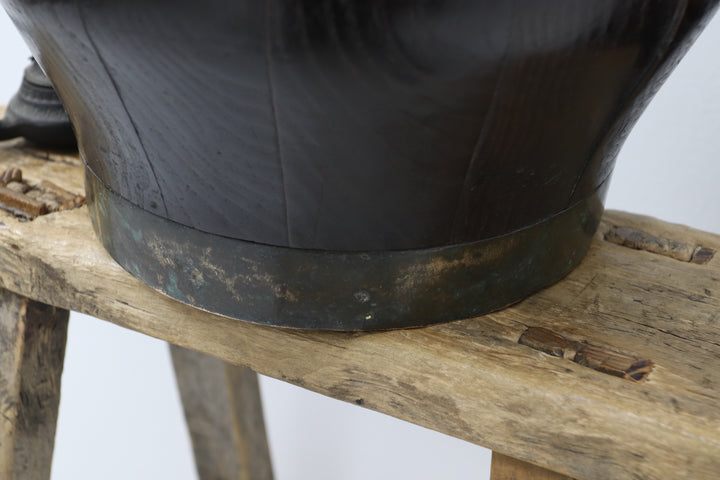 Antique Asian Wooden Pot