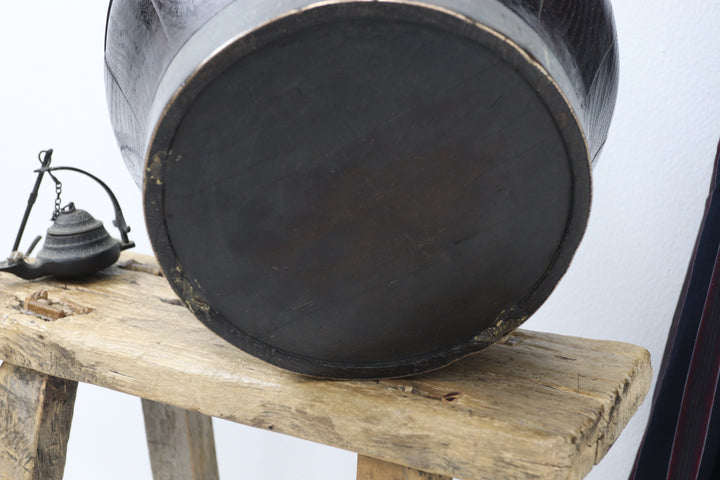 Antique Asian Wooden Pot