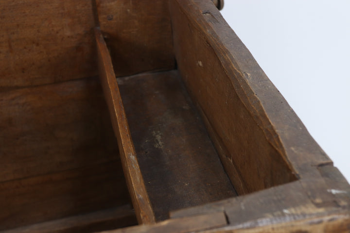 Antique Hungarian Romanian Wooden Trunk