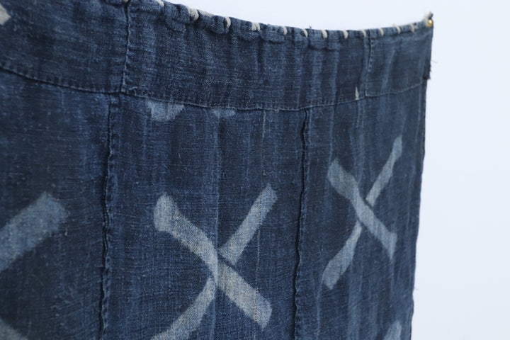 Antique Asian Blue Wall Decor Textile
