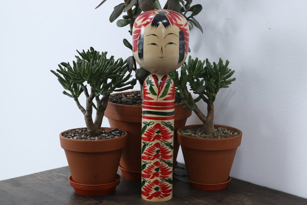 Late 19th Century Large Japanese Kokeshi Doll (5)