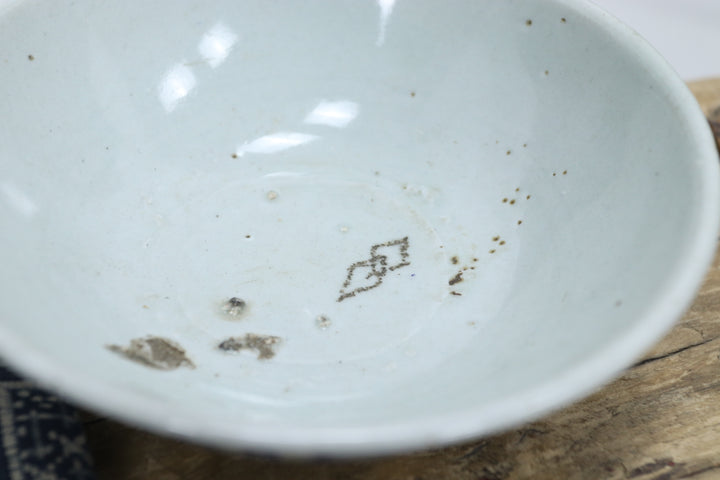Antique Asian Ceramic Hand-painted Bowl 