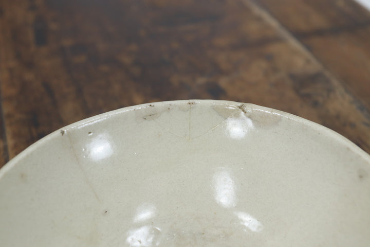 Antique Asian Ceramic Hand-painted Bowl 