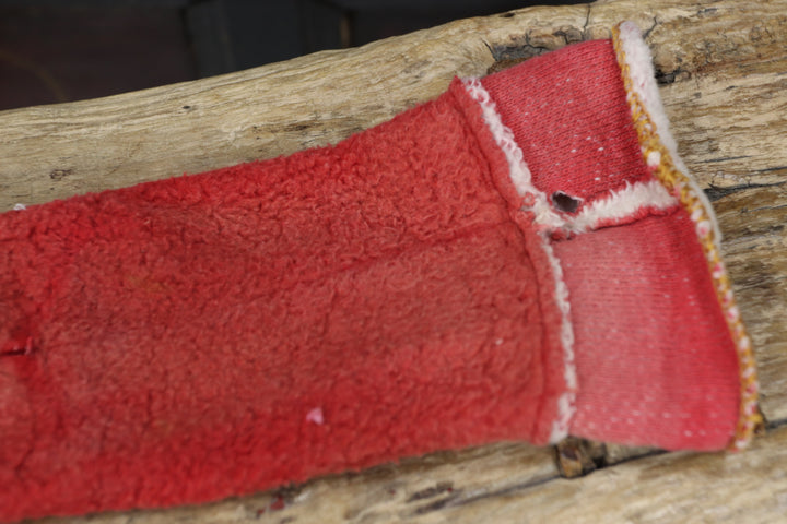 Antique Child's Red and White Kimono with Socks