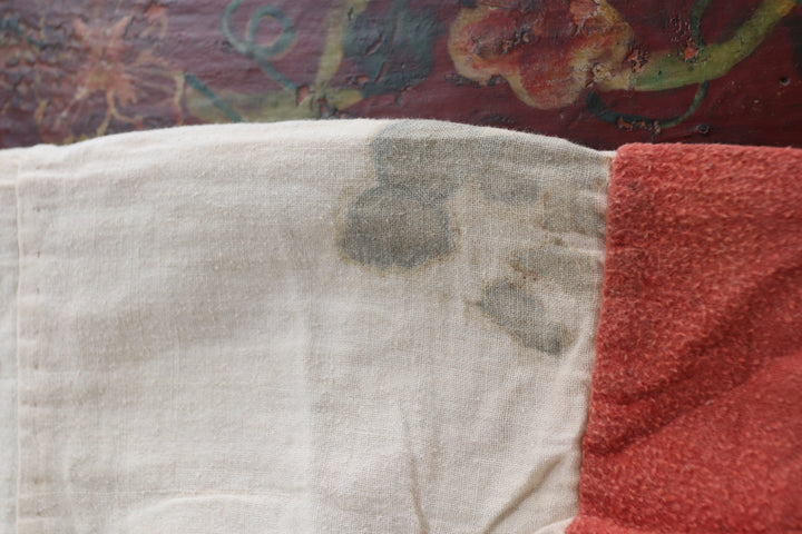 Antique Child's Red and White Kimono with Socks