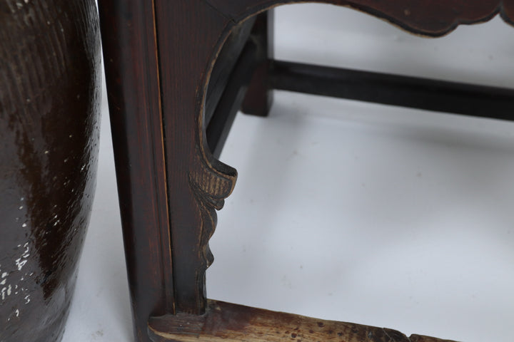 Antique Asian Wooden Seat