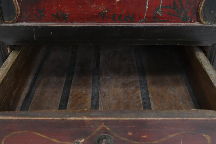 Antique Asian Handmade Large Box