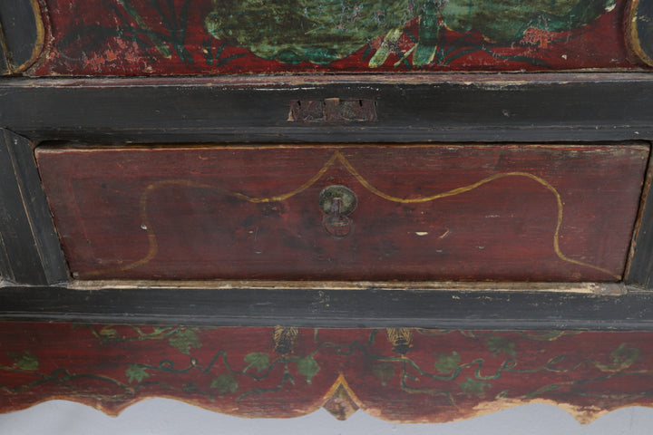 Antique Asian Handmade Large Box