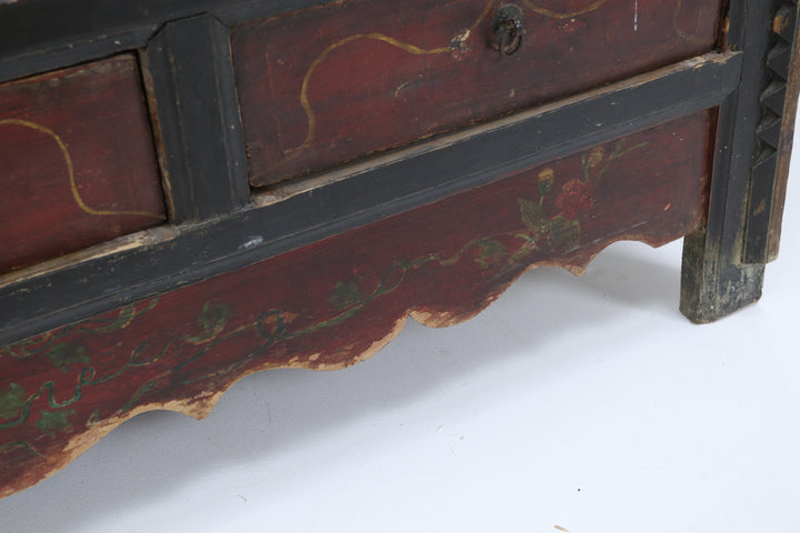 Antique Asian Handmade Large Box