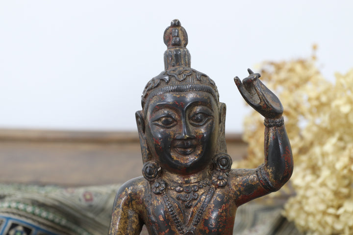 Antique Asian Metal Religious Item