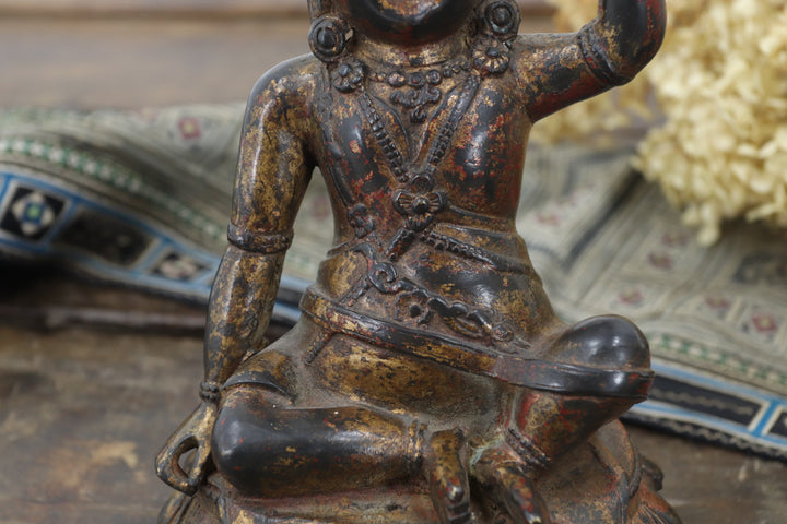Antique Asian Metal Religious Item