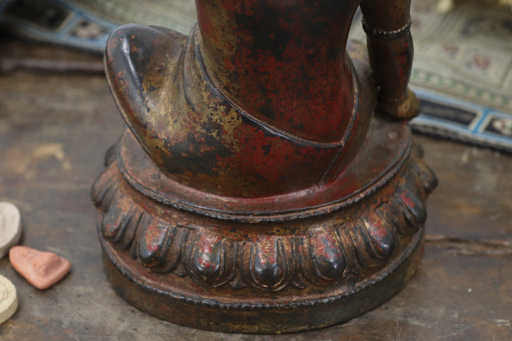 Antique Asian Metal Religious Item