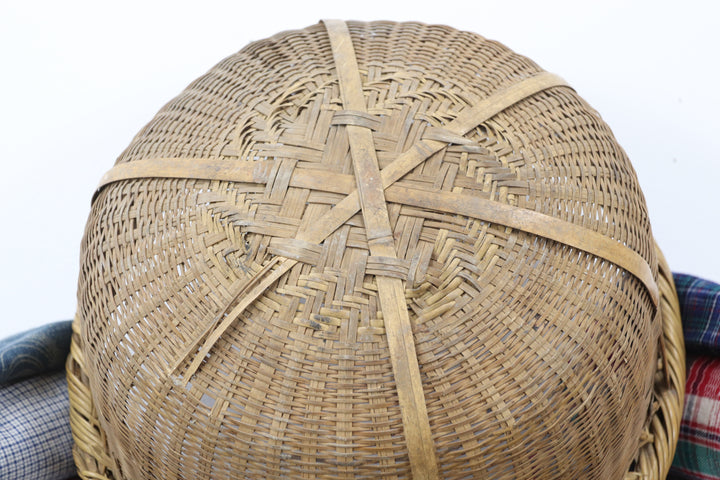 Antique Handmade Asian Basket